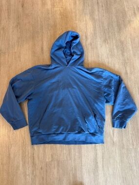 Pangaia Blue Midweight Hoodie L